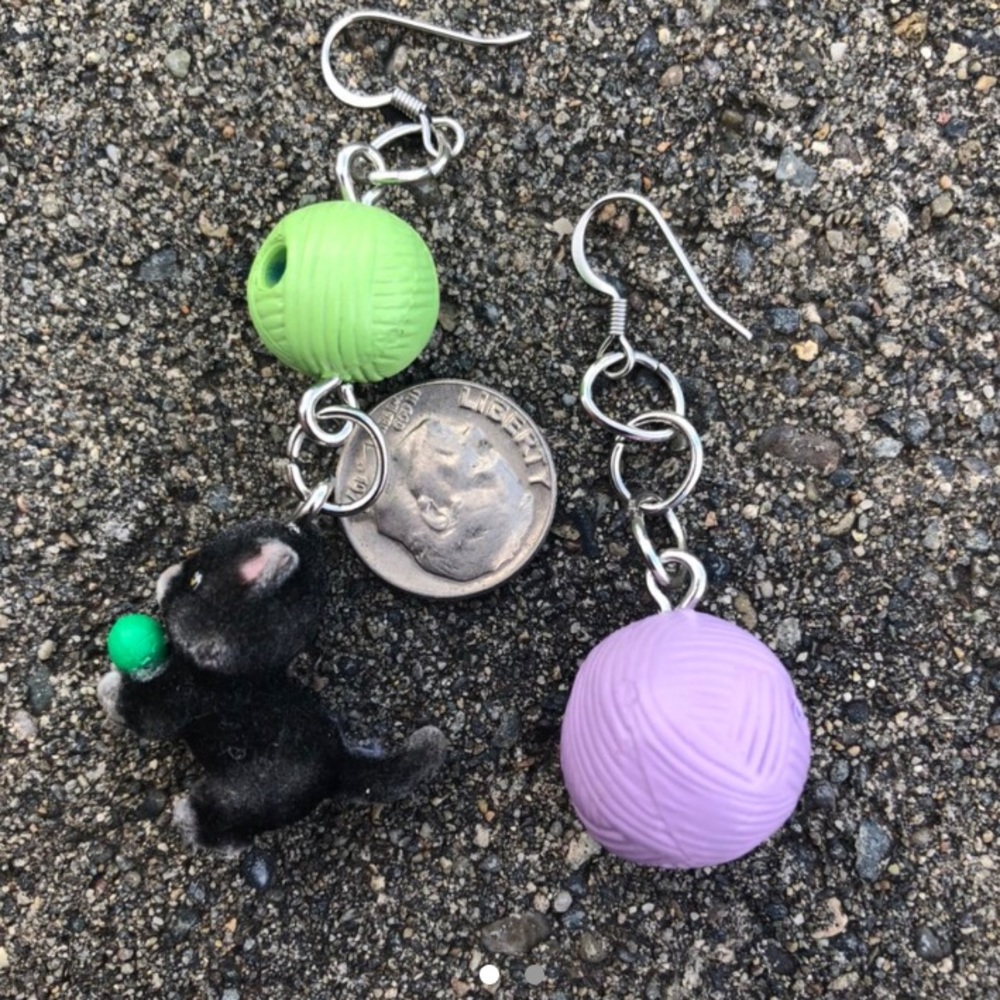 cat lover earrings